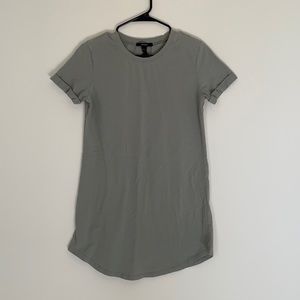 Forever 21 Sage Green T-Shirt Dress